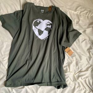 Victoria’s Secret PINK OS green tee